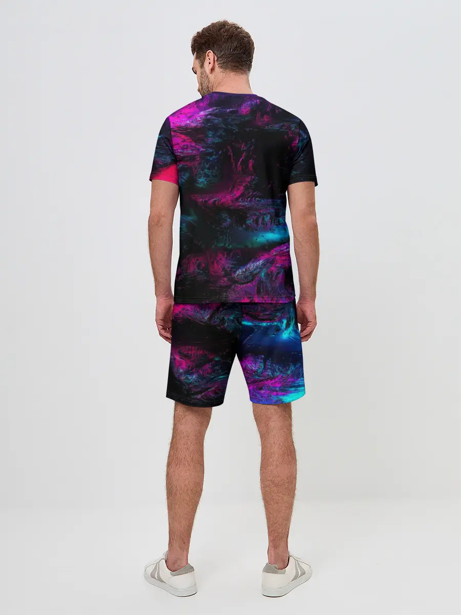 Мужской костюм с шортами / Marshmello NEON