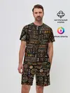 Мужской костюм с шортами / Этнический орнамент