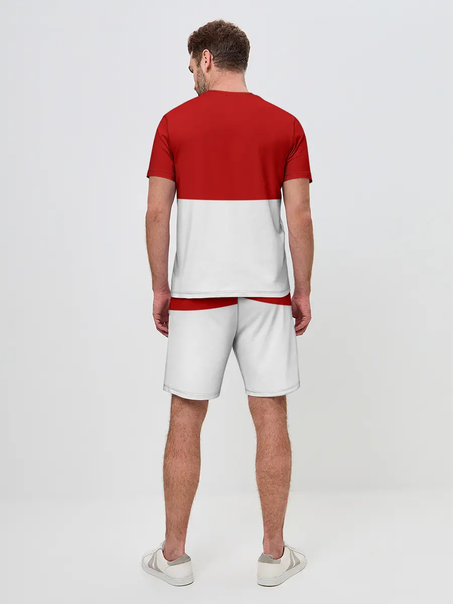 Мужской костюм с шортами / Банка с супом Кэмпбелл