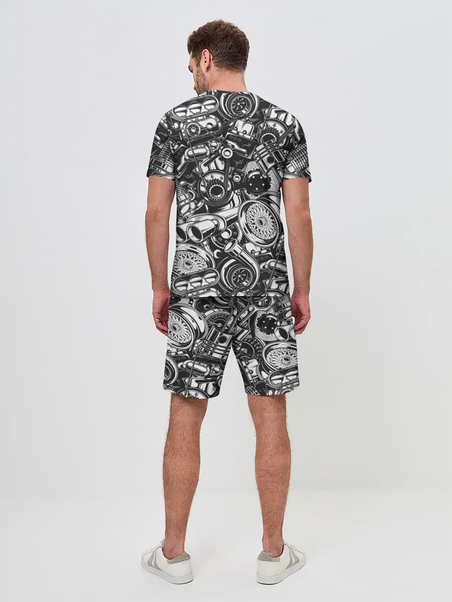Мужской костюм с шортами / Автомобильные детали