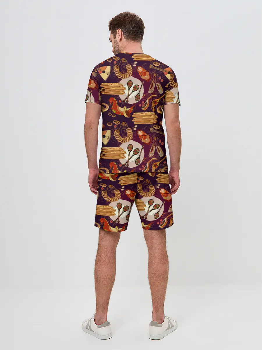 Мужской костюм с шортами / Русские блины