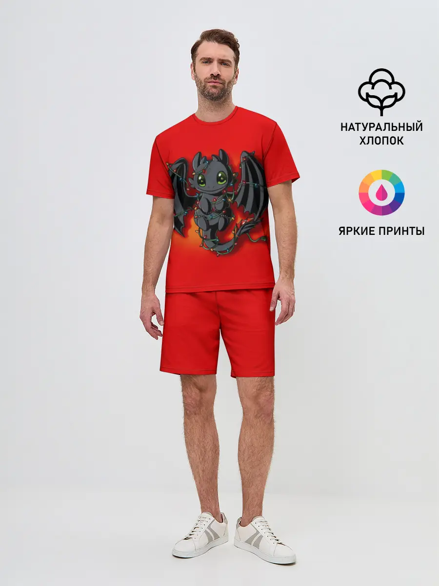 Мужской костюм с шортами / Night Fury