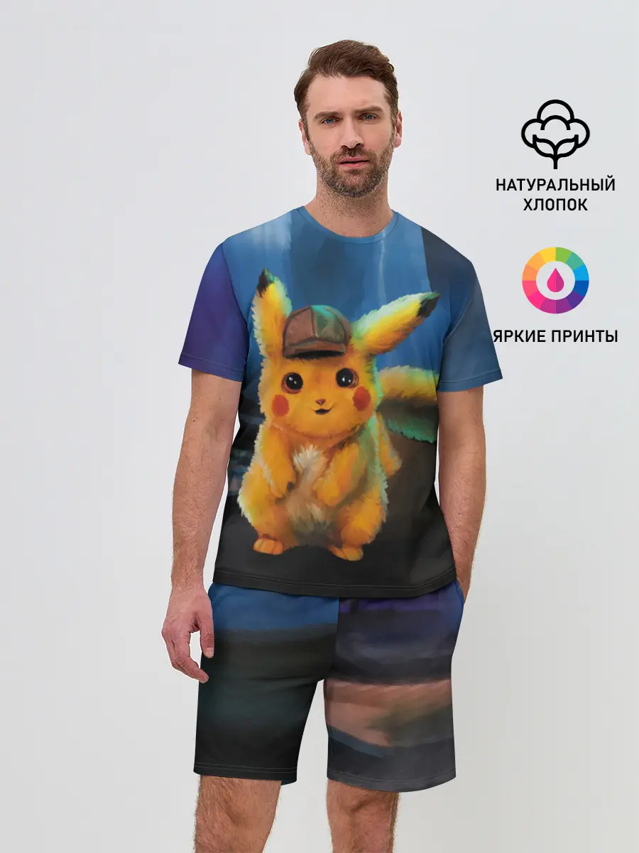 Мужской костюм с шортами / Detective Pikachu