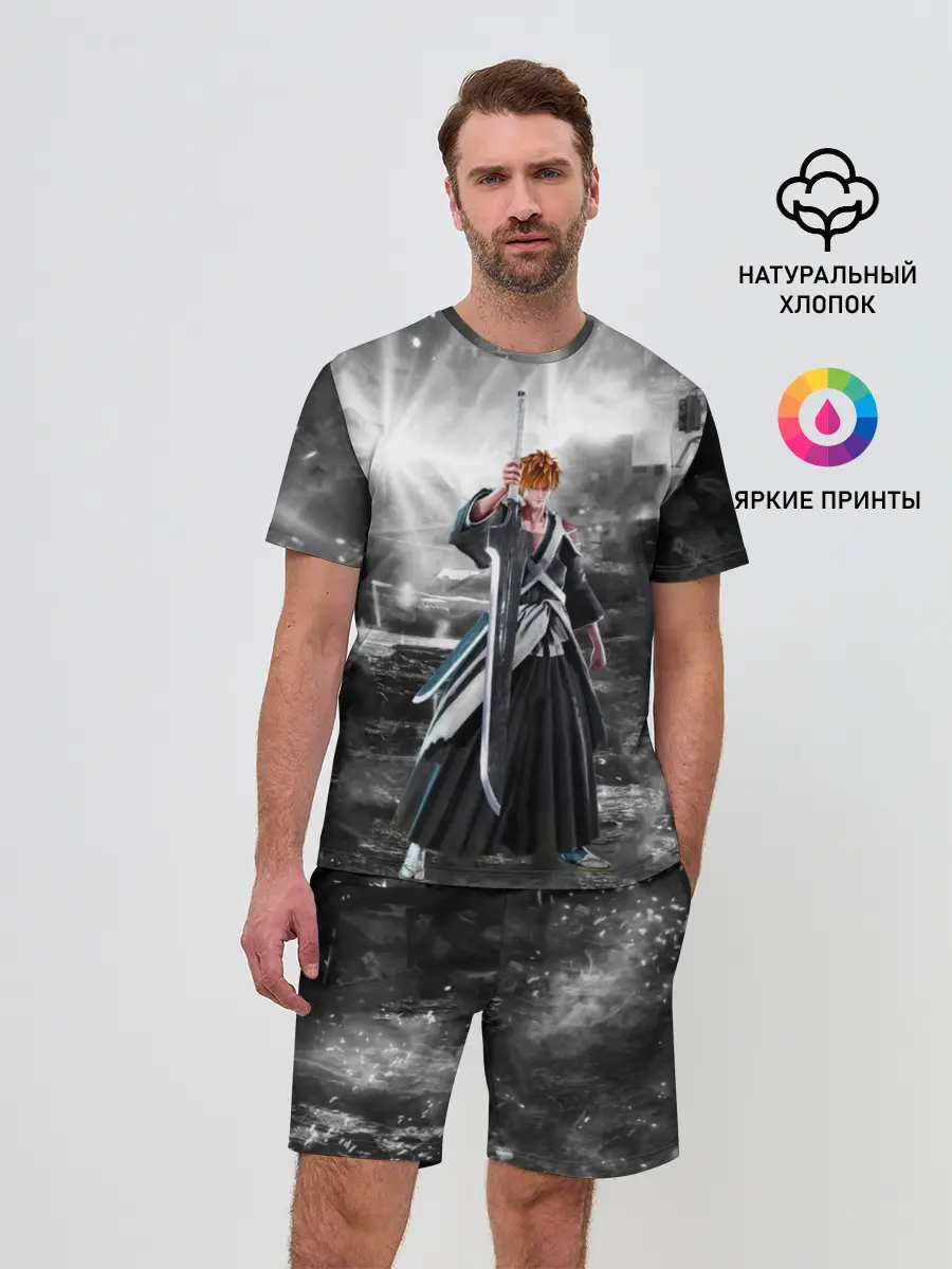 Мужской костюм с шортами / Jump Force - Ichigo Kurosaki