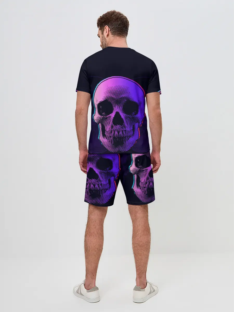 Мужской костюм с шортами / Токсичный череп