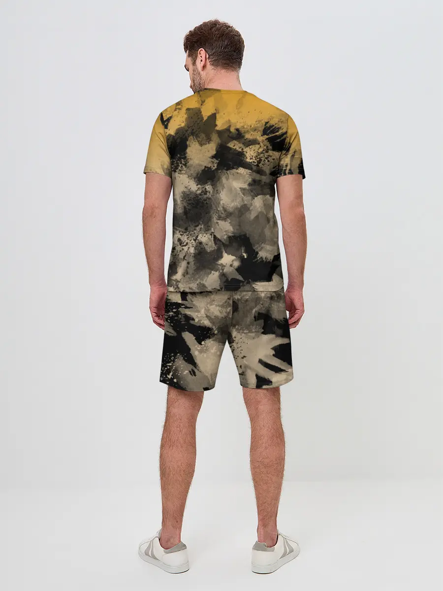 Мужской костюм с шортами / Billie Eilish Акварель