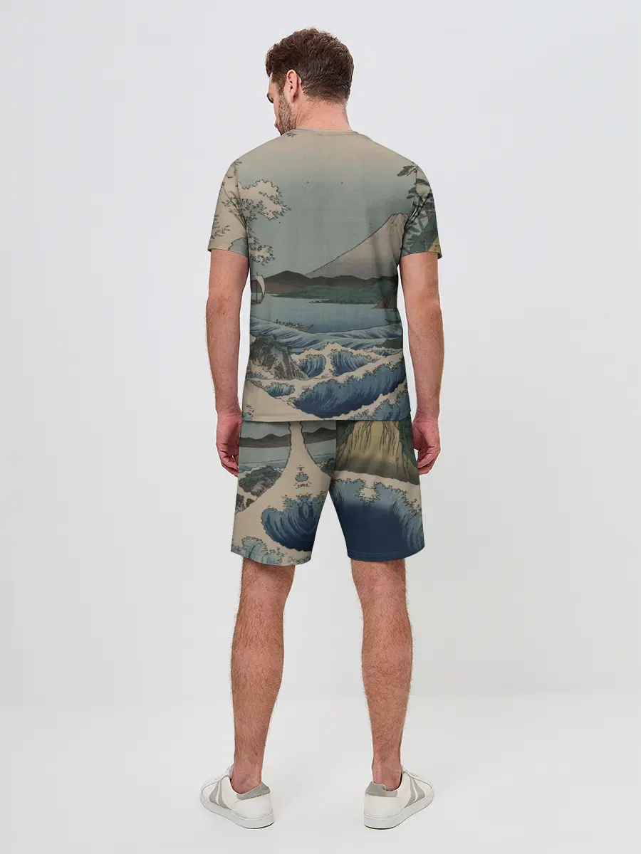 Мужской костюм с шортами / Утагава Хиросигэ