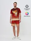 Мужской костюм с шортами / Огненная Лиса