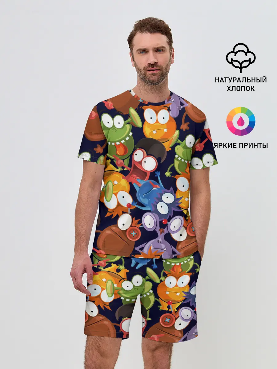 Мужской костюм с шортами / Пучеглазые монстры