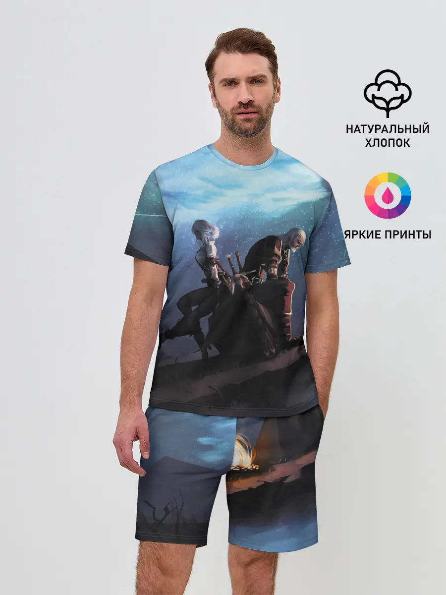 Мужской костюм с шортами / Цири И Геральд