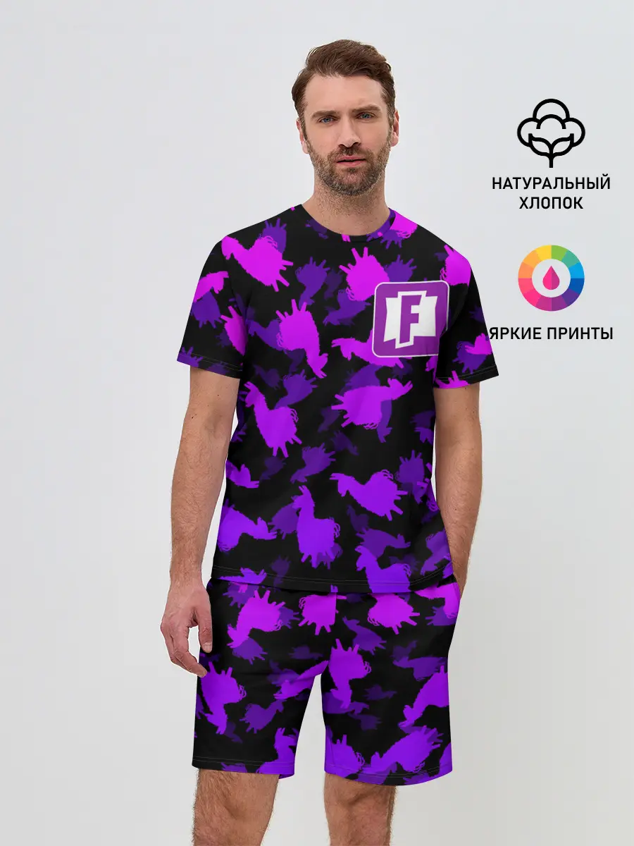 Мужской костюм с шортами / Fortnite