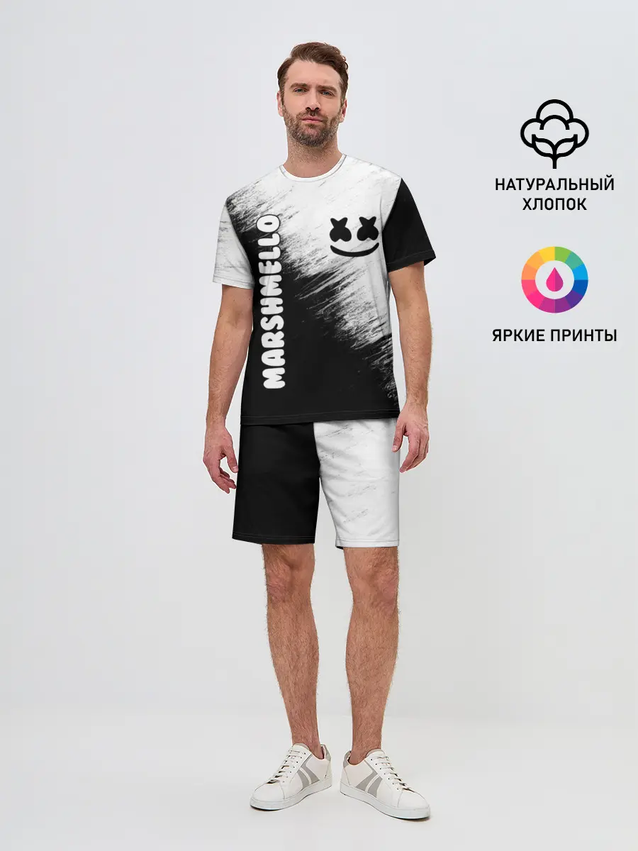 Мужской костюм с шортами / Marshmello 3