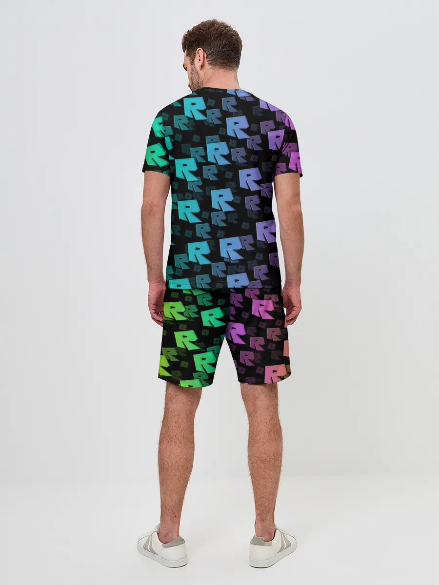 Мужской костюм с шортами / Roblox