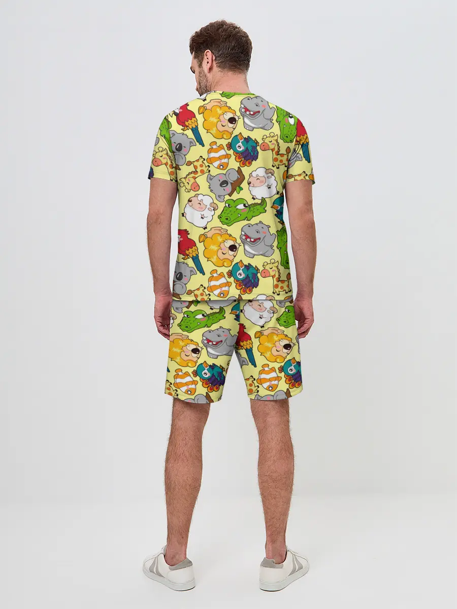 Мужской костюм с шортами / Зоопарк