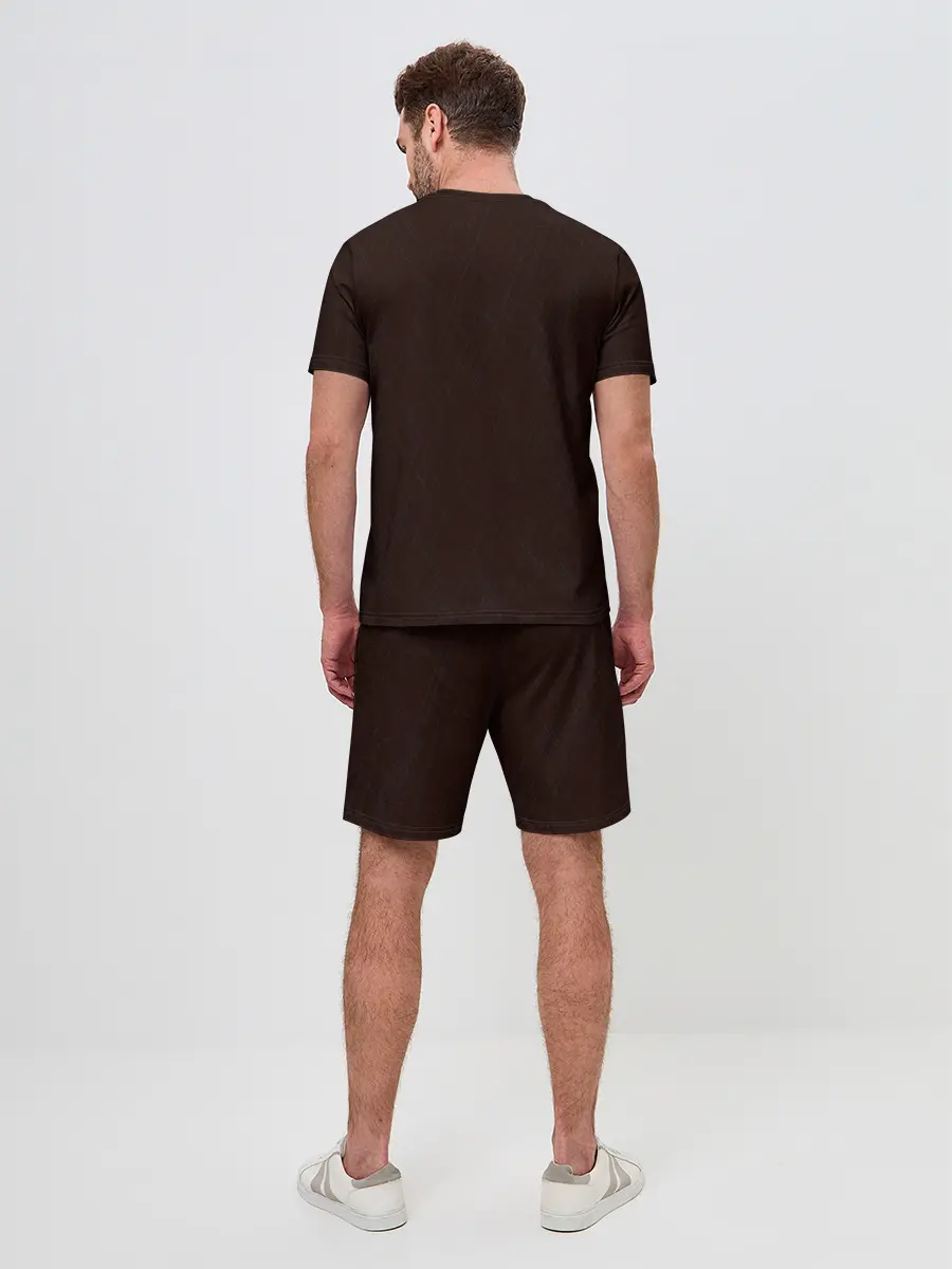 Мужской костюм с шортами / Черный Клевер