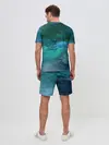 Мужской костюм с шортами / Изумрудные Облака