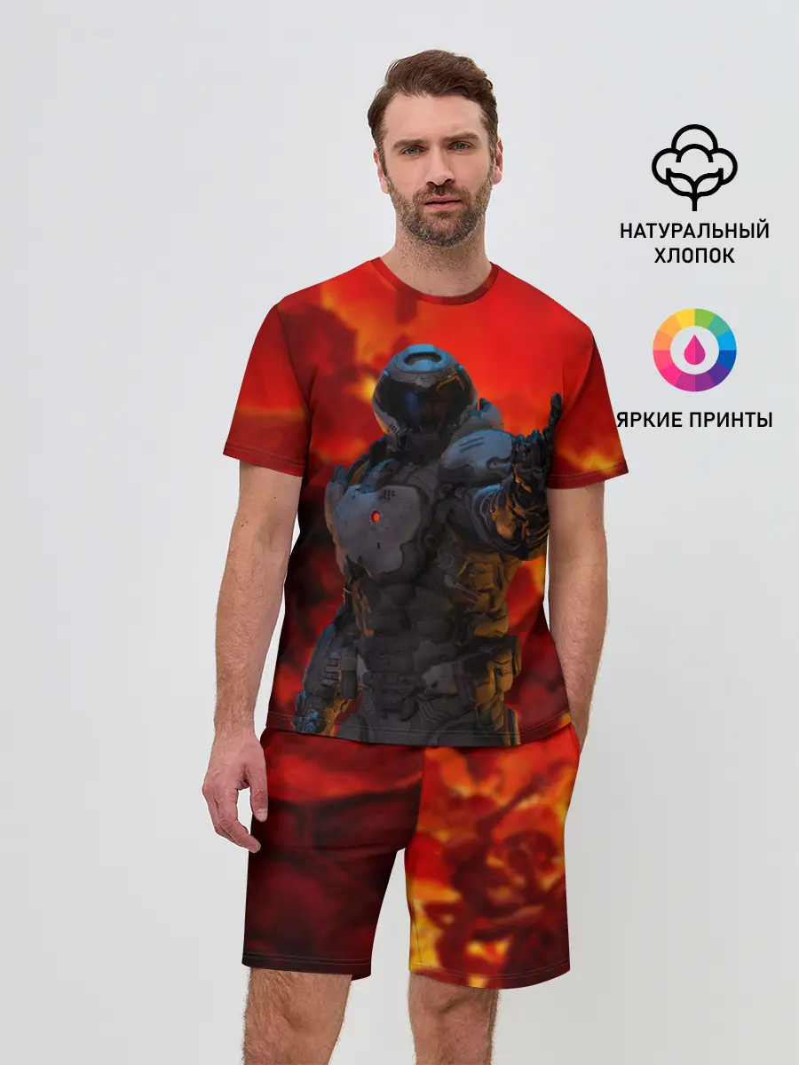 Мужской костюм с шортами / DOOM 3