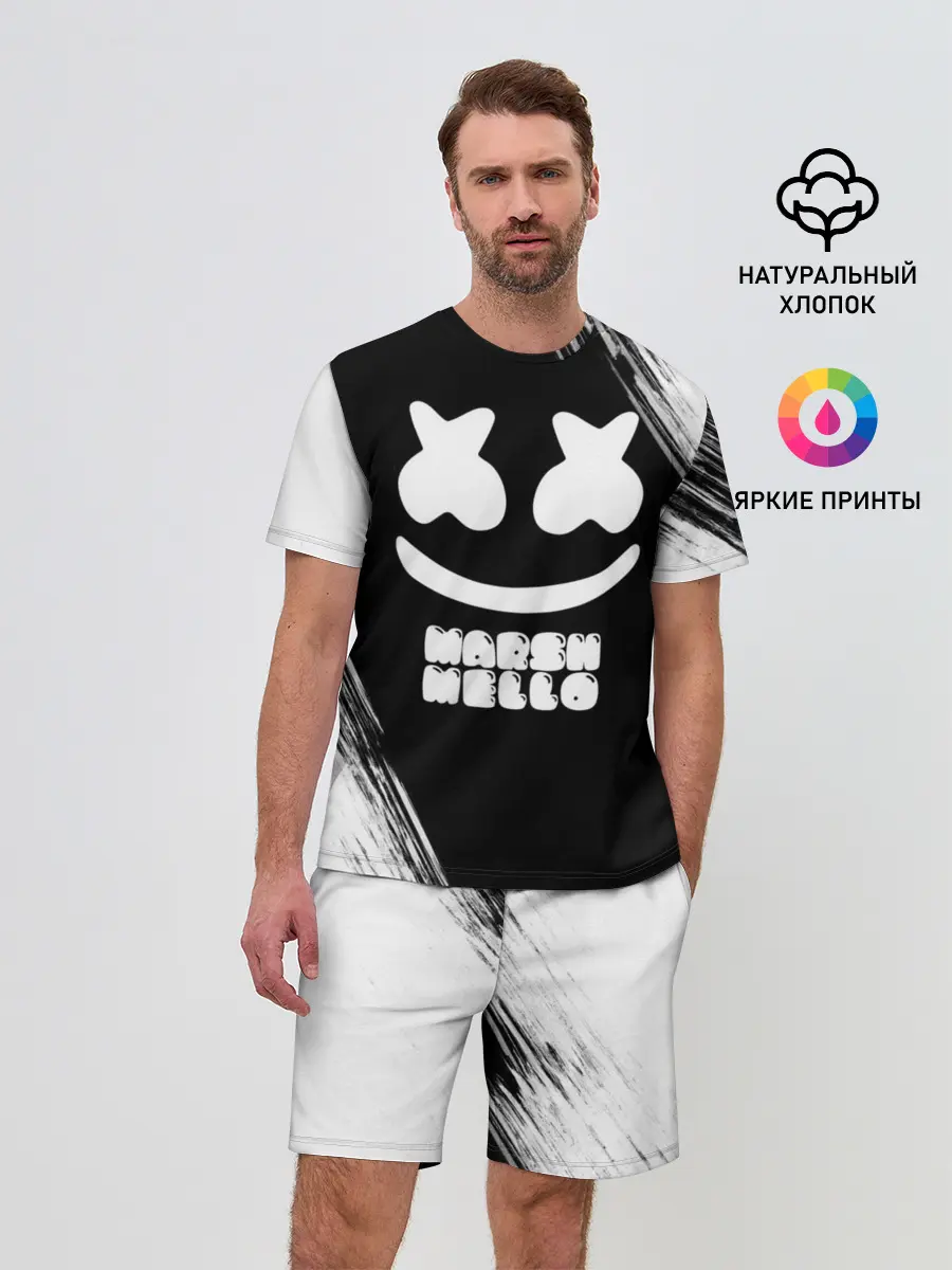 Мужской костюм с шортами / Marshmello 4