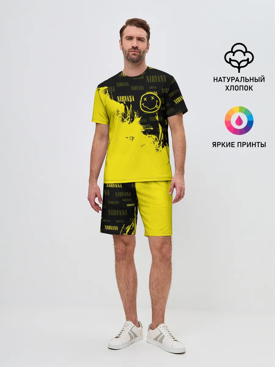 Мужской костюм с шортами / NIRVANA