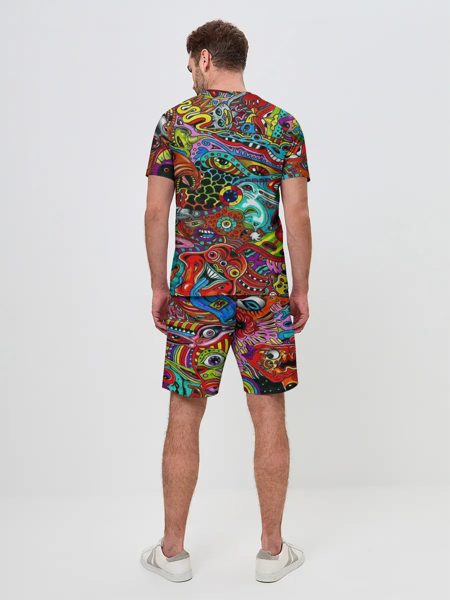 Мужской костюм с шортами / Психоделика