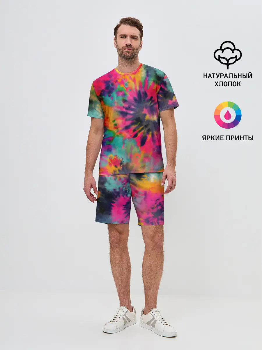 Мужской костюм с шортами / Хиппи