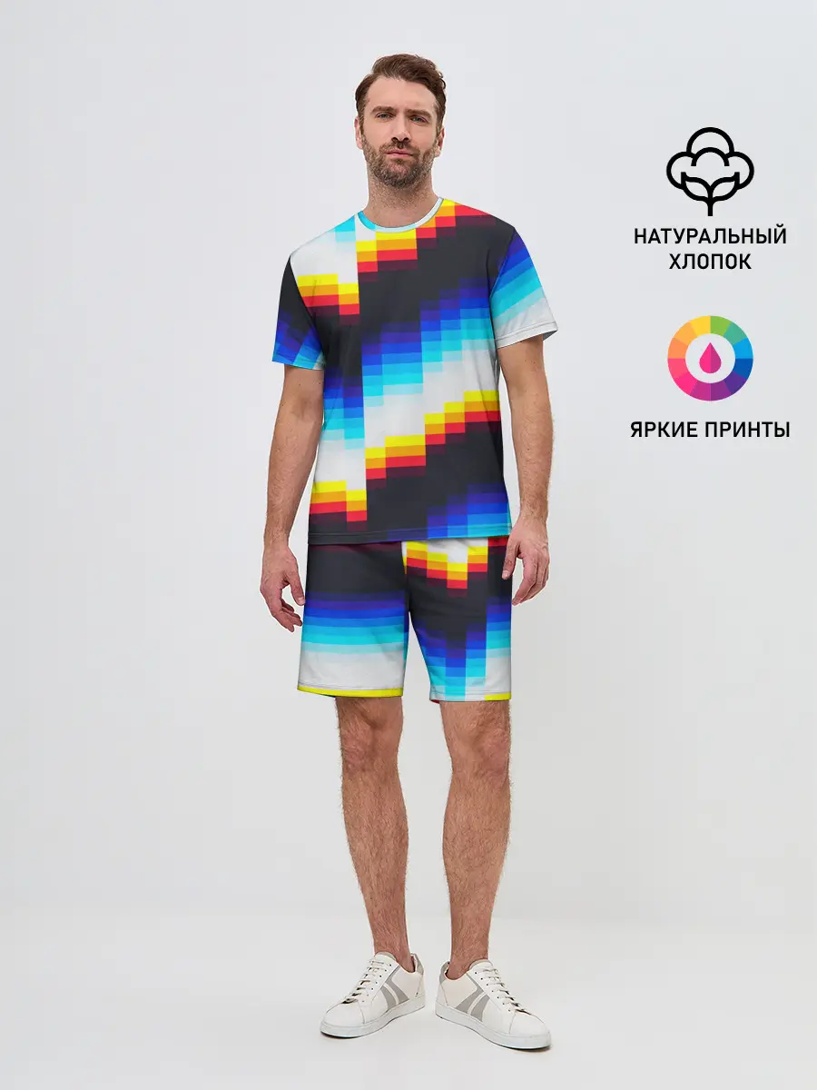 Мужской костюм с шортами / pantone