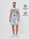 Мужской костюм с шортами / Волк