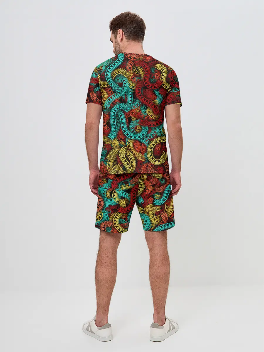 Мужской костюм с шортами / Кетцалькоатли