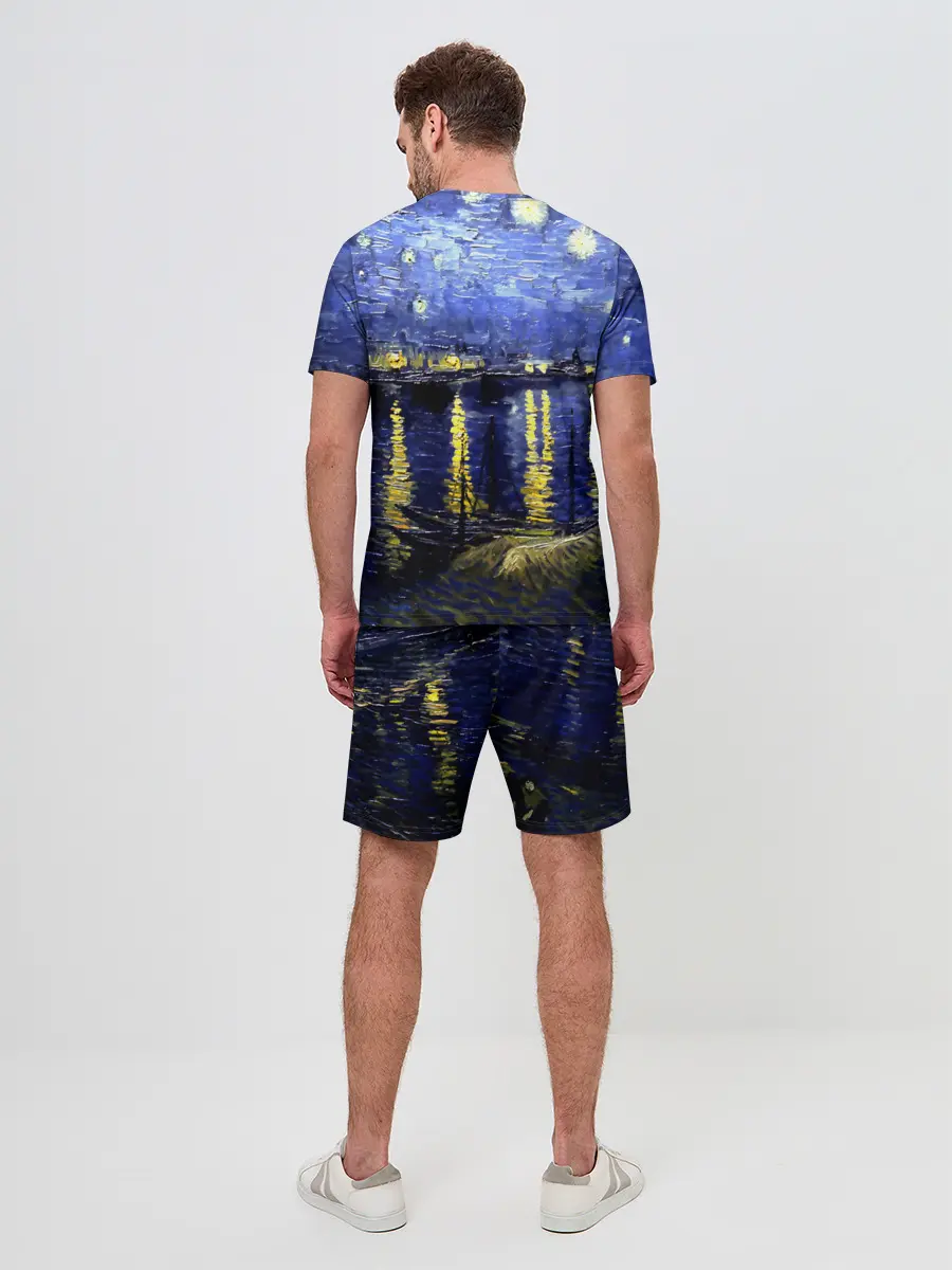 Мужской костюм с шортами / Морской причал