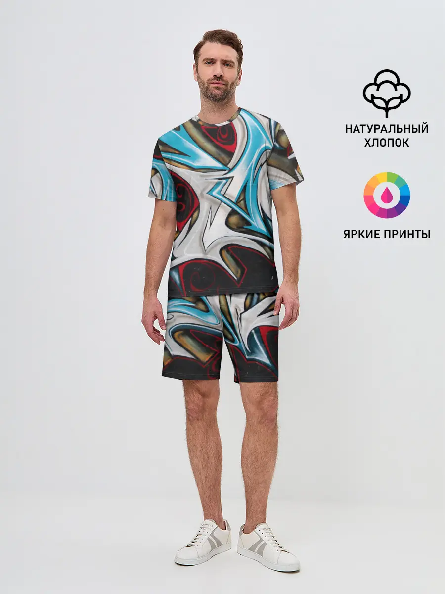 Мужской костюм с шортами / Стиль улицы