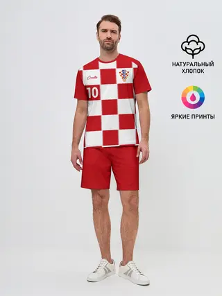 Мужской костюм с шортами / Лука Модрич, Сборная Хорватии