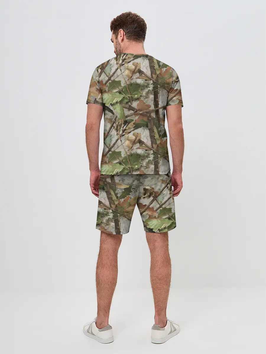 Мужской костюм с шортами / Камуфляж