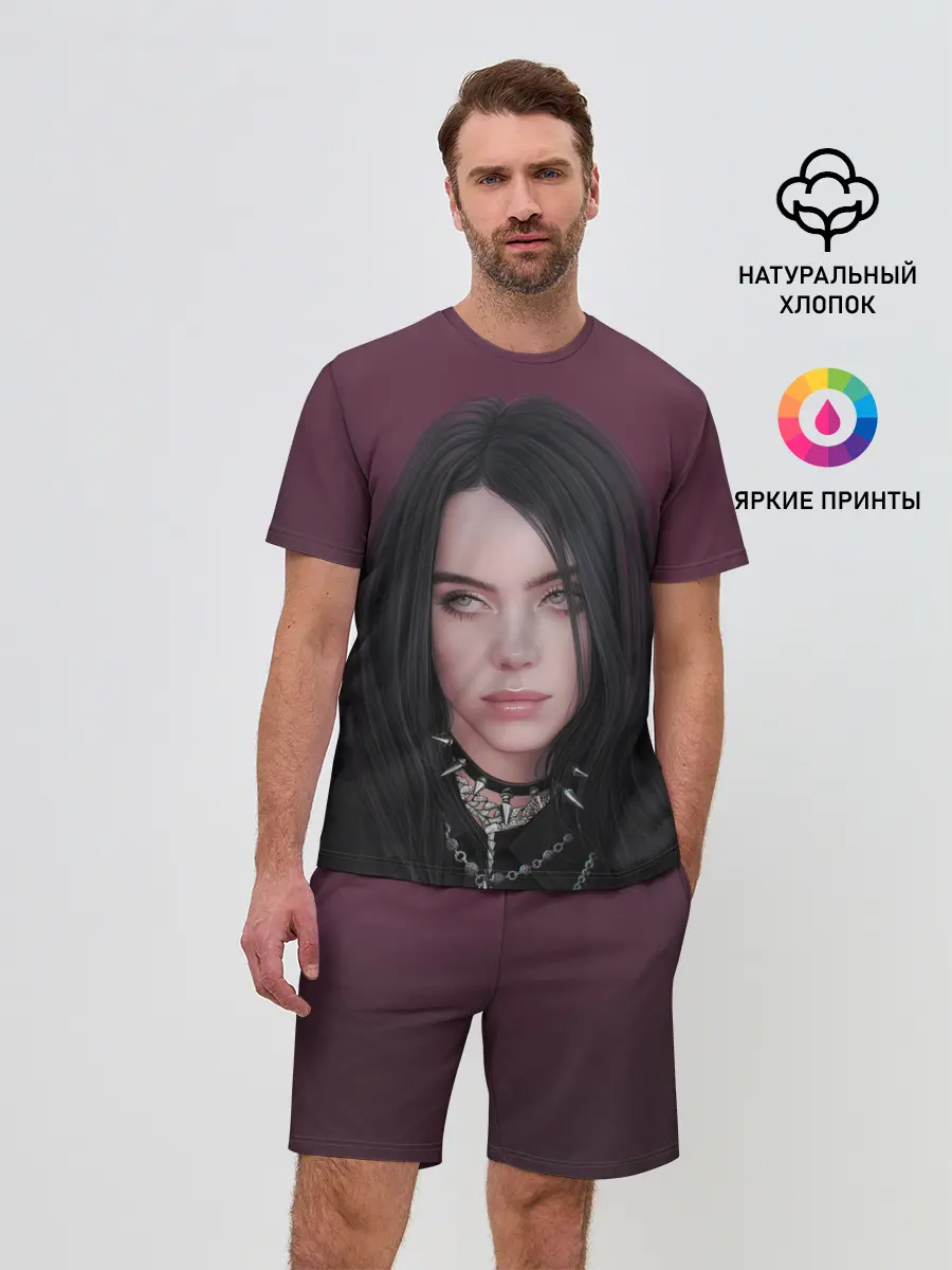 Мужской костюм с шортами / Black Eilish