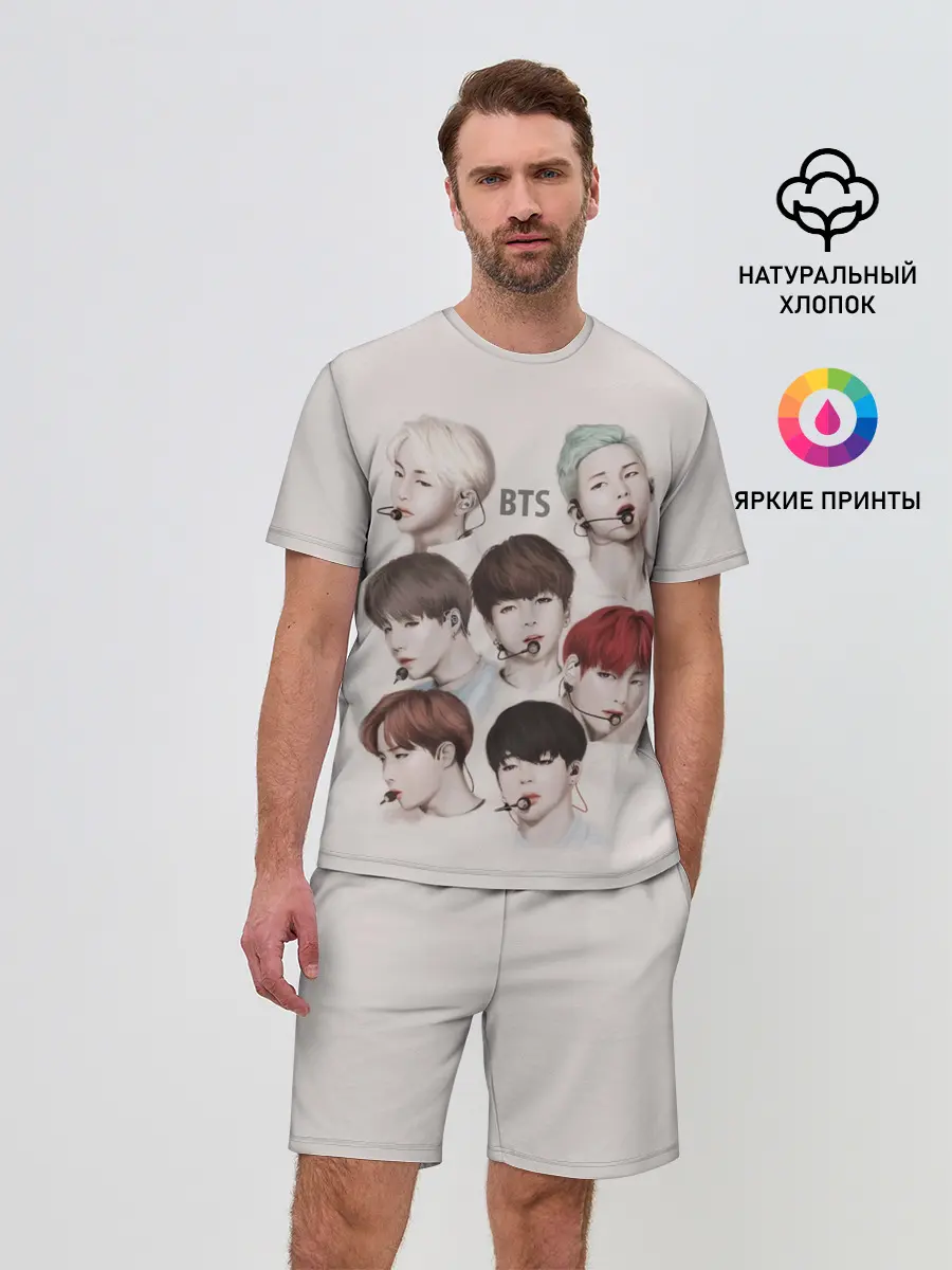 Мужской костюм с шортами / BTS