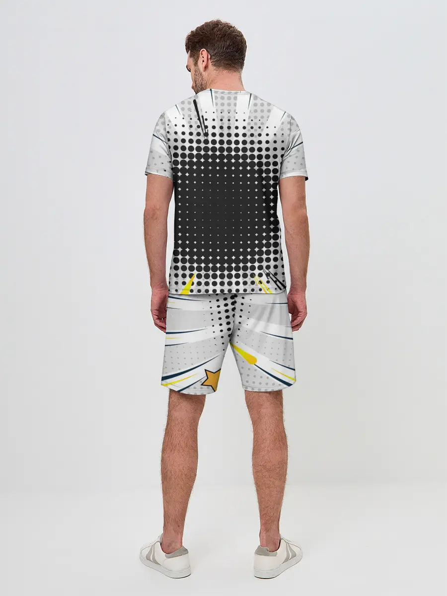 Мужской костюм с шортами / Кот