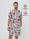 Мужской костюм с шортами / BTS Collage