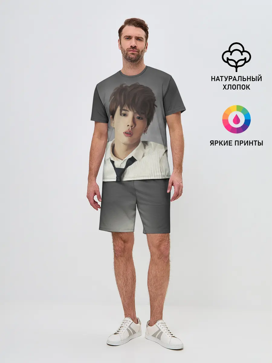 Мужской костюм с шортами / Tie