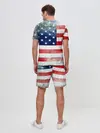 Мужской костюм с шортами / Америка Флаг