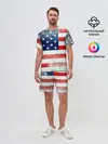 Мужской костюм с шортами / Америка Флаг