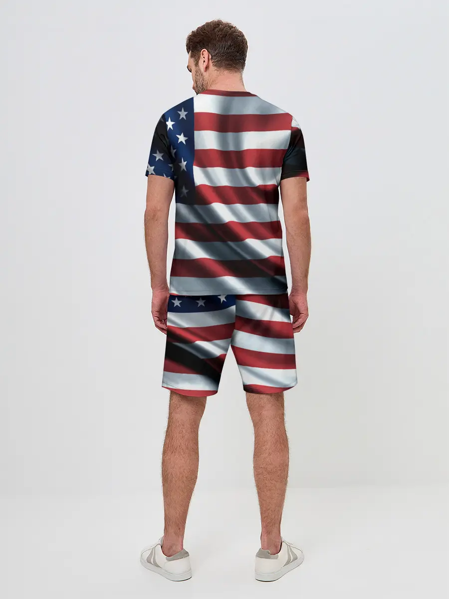 Мужской костюм с шортами / Символика Америки