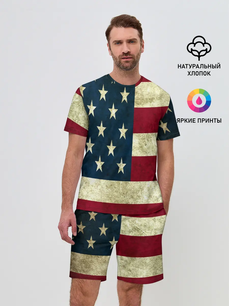 Мужской костюм с шортами / usa collection 2019