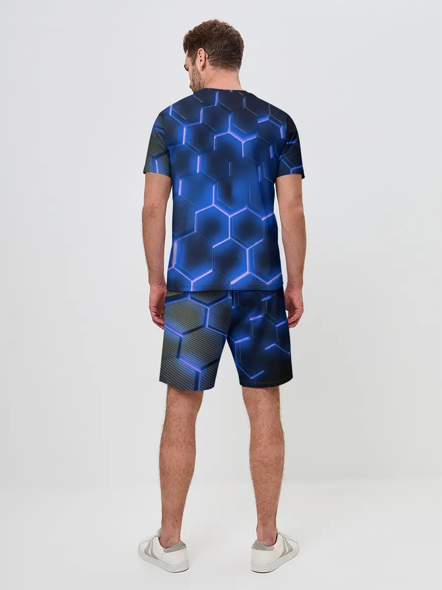 Мужской костюм с шортами / НЕОНОВАЯ БРОНЯ