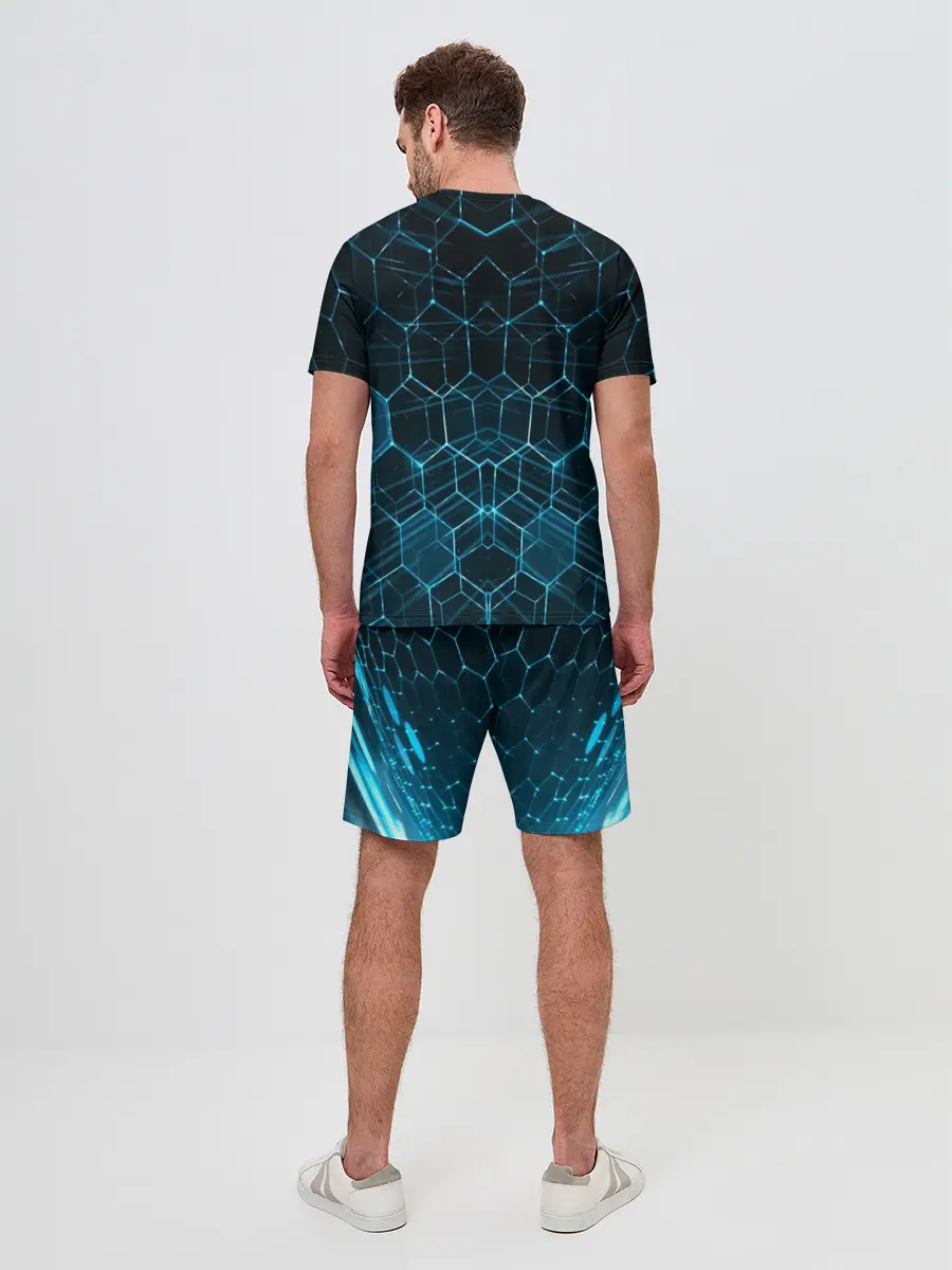 Мужской костюм с шортами / НЕОНОВАЯ БРОНЯ