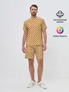 Мужской костюм с шортами / Иллюзия в золотом
