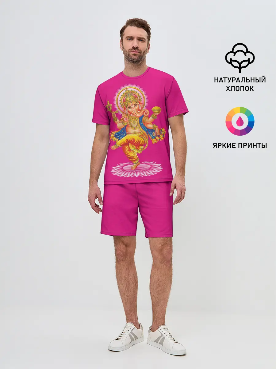 Мужской костюм с шортами / Ганеша