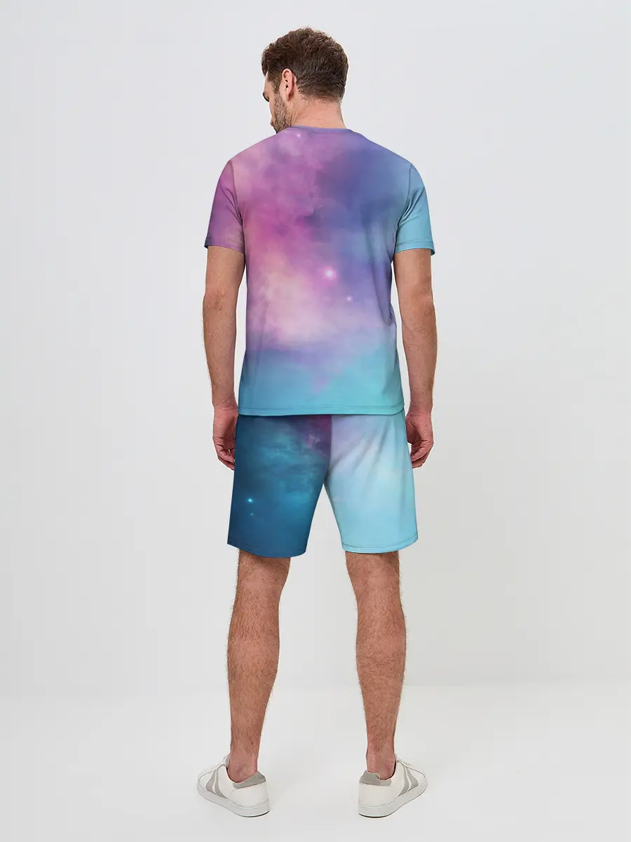 Мужской костюм с шортами / космос