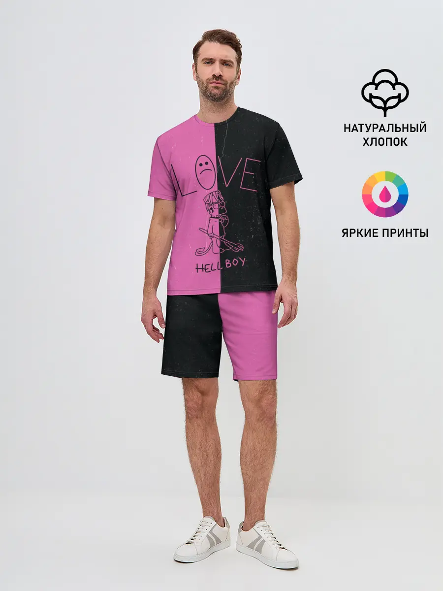 Мужской костюм с шортами / Lil Peep