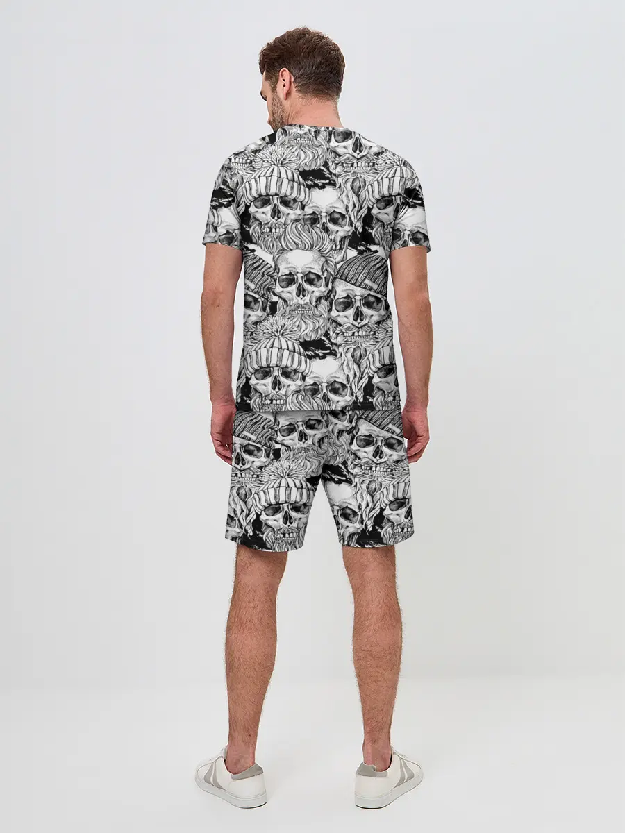 Мужской костюм с шортами / Human skulls