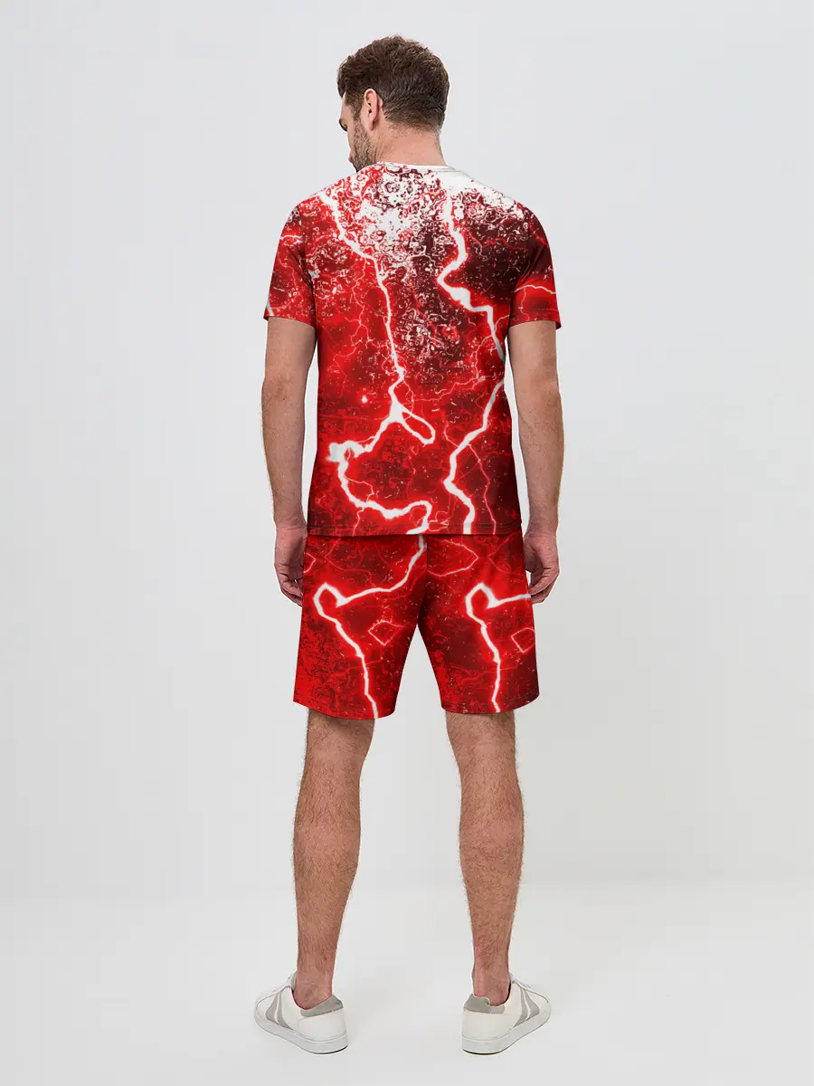 Мужской костюм с шортами / БРЫЗГИ КРАСОК