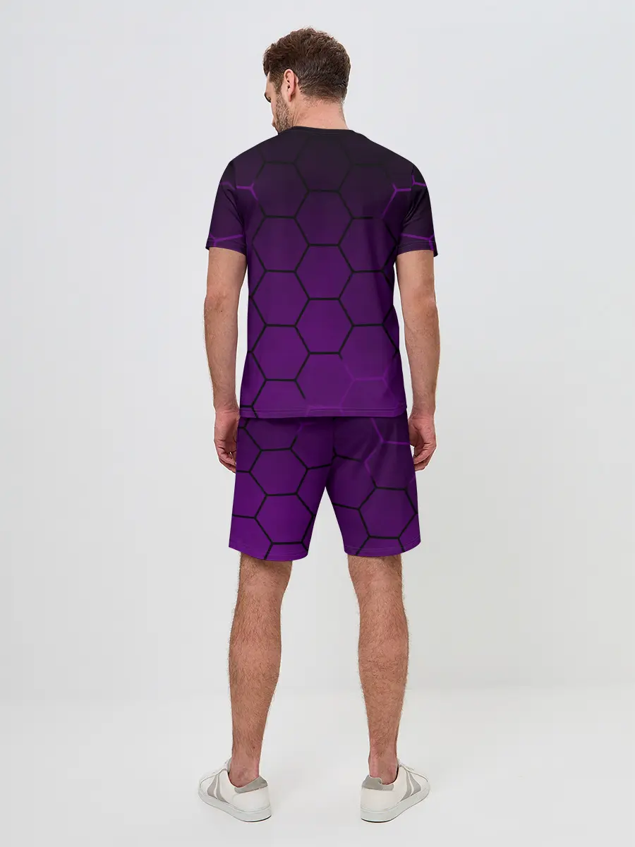 Мужской костюм с шортами / Неоновая броня